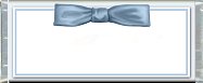 <h3>Blue Bow Sample Candy Wrapper</h3>