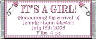 <h3>It’s A Girl! Sample Candy Wrapper</h3>