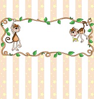 <h3>Monkey Around Candy Wrapper </h3>