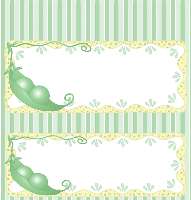 <h3>Two Peas In A Pod Candy Wrapper </h3>