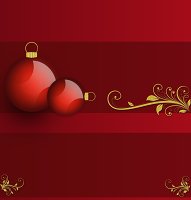 <h3>Red Ornaments Candy Wrapper </h3>
