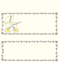 <h3>Baby Stroller (yellow) Candy Wrapper </h3>