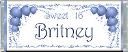 <h3>Sweet 16 (blue) Sample Candy Wrapper</h3>