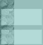 <h3>Teal Rose Bouquet Candy Wrapper </h3>