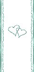 <h3>Teal Hearts Mini Wrapper </h3>