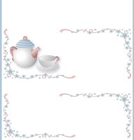 <h3>Tea Party Candy Wrapper </h3>