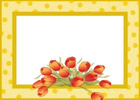 <h3>Spring Tulips Invitation </h3>