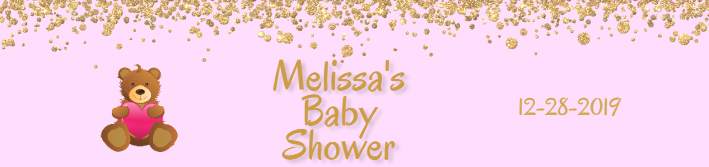 Custom Baby Shower Water Bottle Label Template