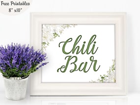 Free printable event and party signs