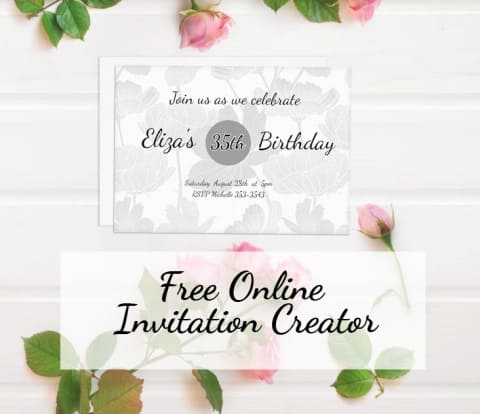 Free customizable virtual wedding invitation templates